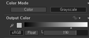 Color Mode 
Output Color 
Grayscale 